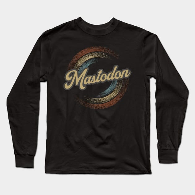 Mastodon Circular Fade Long Sleeve T-Shirt by anotherquicksand